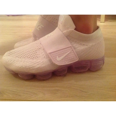 Pre-owned Nike Vapormax Cloth Trainers In Pink