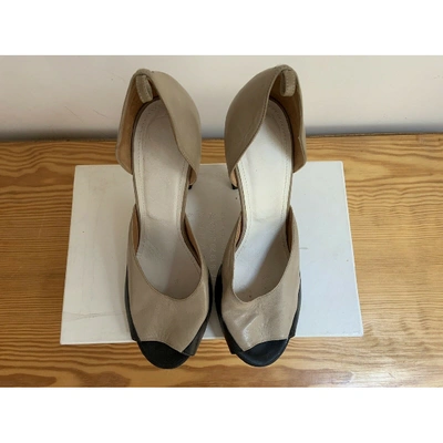 Pre-owned Maison Margiela Leather Heels In Multicolour
