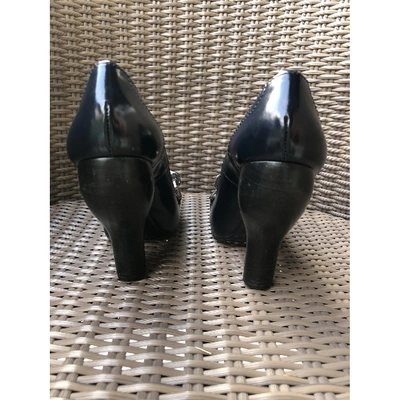 Pre-owned Loewe Leather Heels In Blue