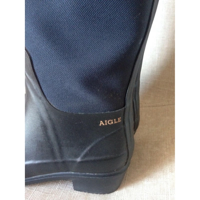 Pre-owned Aigle Black Rubber Boots