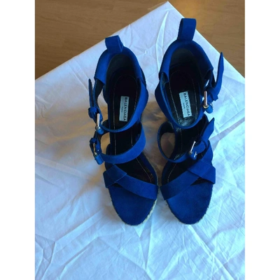 Pre-owned Balenciaga Sandals In Blue