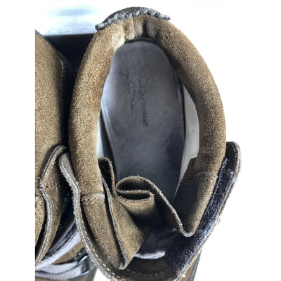 Pre-owned Isabel Marant Betty Trainers In Khaki