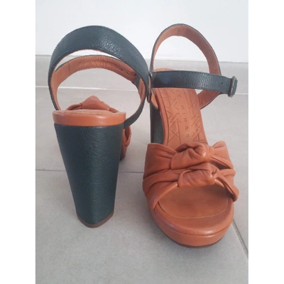 Pre-owned Chie Mihara Brown Leather Sandals