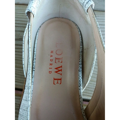 Pre-owned Loewe Leather Ballet Flats In Pattern