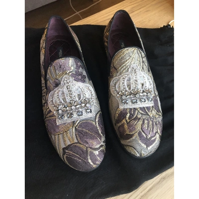 Pre-owned Dolce & Gabbana Cloth Flats