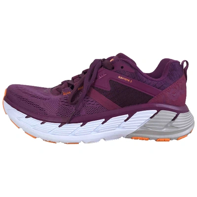 Pre-owned Hoka One One Purple Trainers