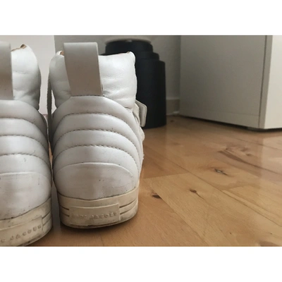 Pre-owned Marc By Marc Jacobs White Leather Trainers