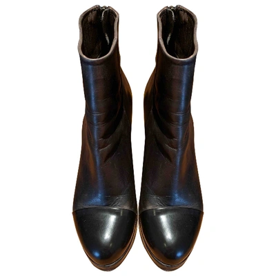 Pre-owned Gerard Darel Black Leather Boots