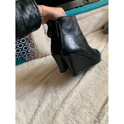 Pre-owned Gerard Darel Black Leather Boots