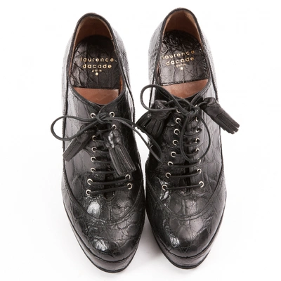 Pre-owned Laurence Dacade Leather Heels In Black