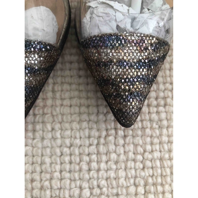 Pre-owned Christian Louboutin Pigalle Leather Heels In Multicolour