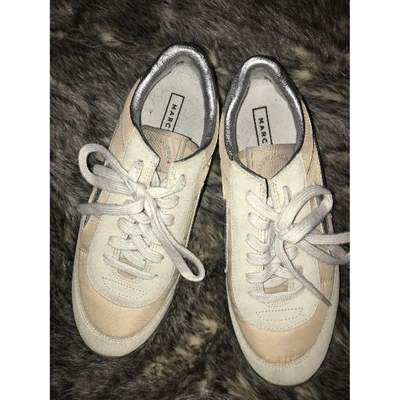 Pre-owned Marc Jacobs Pink Polyester Trainers