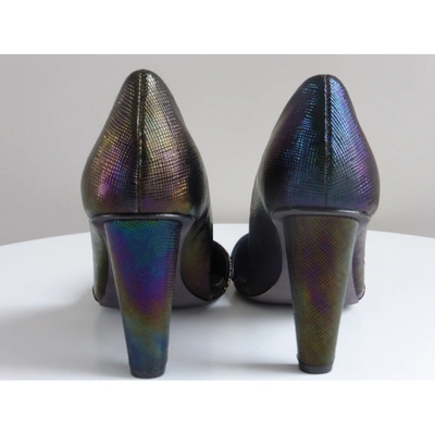 Pre-owned Rebecca Minkoff Leather Heels In Metallic