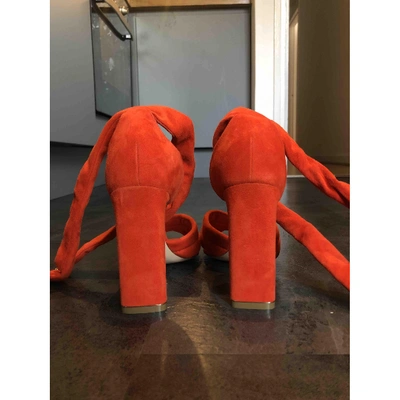 Pre-owned Nicholas Kirkwood Sandals In Orange
