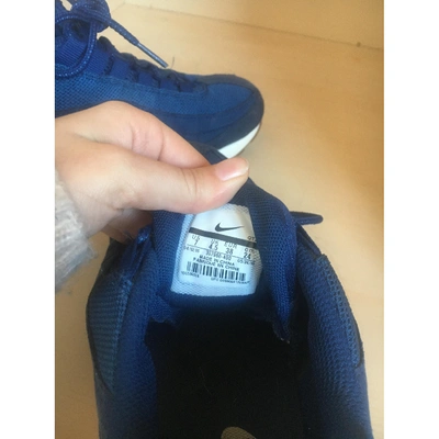 Pre-owned Nike Navy Polyester Trainers