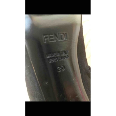 Pre-owned Fendi Heels In Black