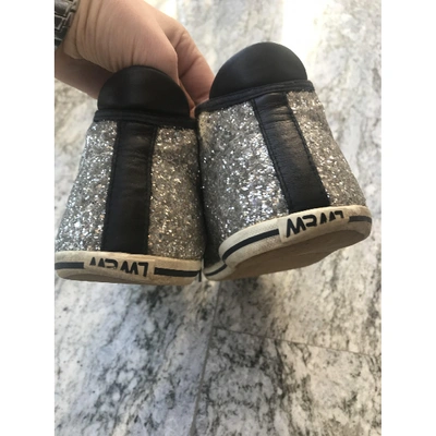 Pre-owned Marc By Marc Jacobs Glitter Trainers