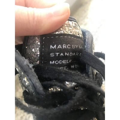 Pre-owned Marc By Marc Jacobs Glitter Trainers
