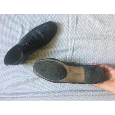 Pre-owned Filippa K Leather Flats In Black