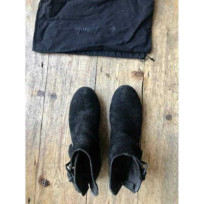 Pre-owned Marsèll Biker Boots In Black