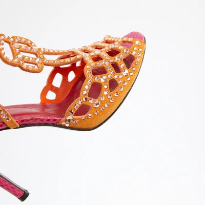 Pre-owned Cesare Paciotti Leather Heels In Orange