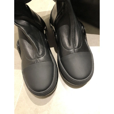 Pre-owned Louis Vuitton Archlight Black Leather Boots