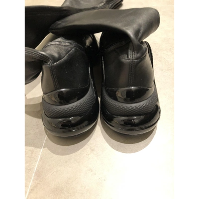 Pre-owned Louis Vuitton Archlight Black Leather Boots