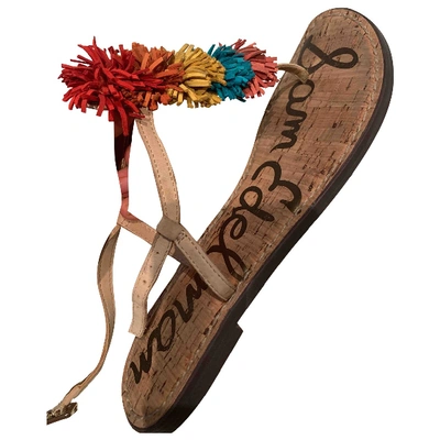 Pre-owned Sam Edelman Multicolour Leather Sandals