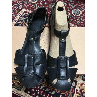 Pre-owned Timberland Black Leather Sandals