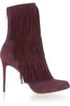 PAUL ANDREW Taos Fringed Suede Ankle Boots