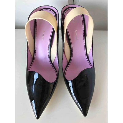 Pre-owned Proenza Schouler Patent Leather Heels In Black