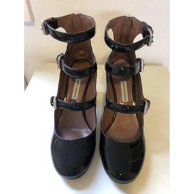 Pre-owned Tabitha Simmons Black Patent Leather Heels