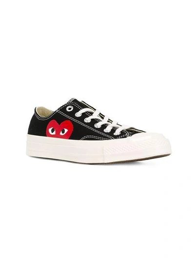 Shop Comme Des Garçons Play Comme Des Garçon Play X Converse 'chuck Taylor' Sneakers In Black