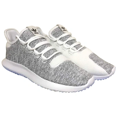 Pre-owned Adidas Originals Tubular Cloth Trainers In Grey