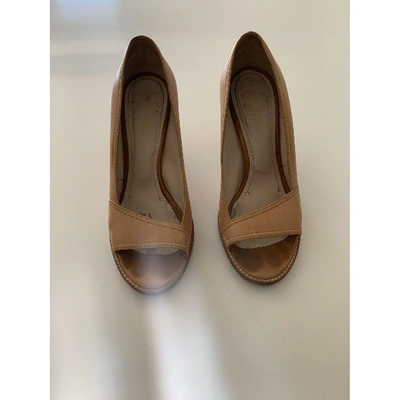 Pre-owned Vanessa Bruno Beige Leather Heels