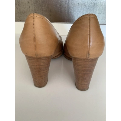 Pre-owned Vanessa Bruno Beige Leather Heels