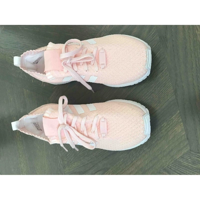 Pre-owned Adidas Originals Cloth Trainers In Pink