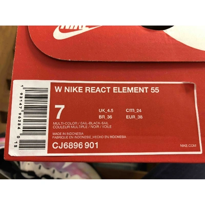 Pre-owned Nike React Element 55 Cloth Trainers