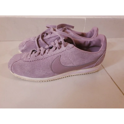 Pre-owned Nike Cortez Velvet Trainers In Other