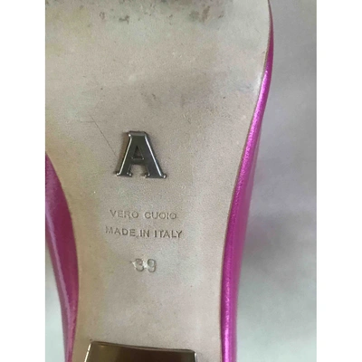 Pre-owned Alyx Pink Patent Leather Heels