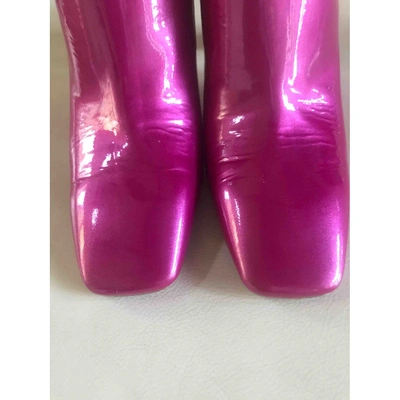 Pre-owned Alyx Pink Patent Leather Heels