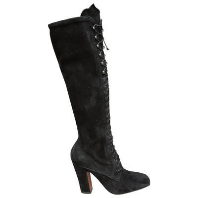 Pre-owned Alaïa Boots In Black