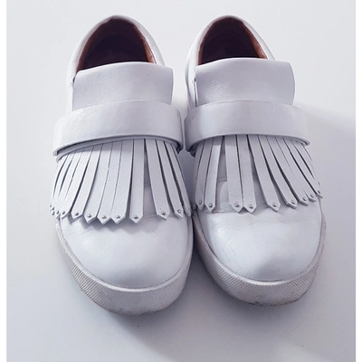 Pre-owned Marc Jacobs White Leather Trainers