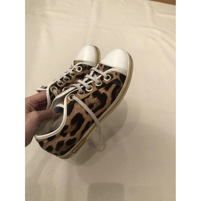 Pre-owned Dolce & Gabbana Cloth Trainers