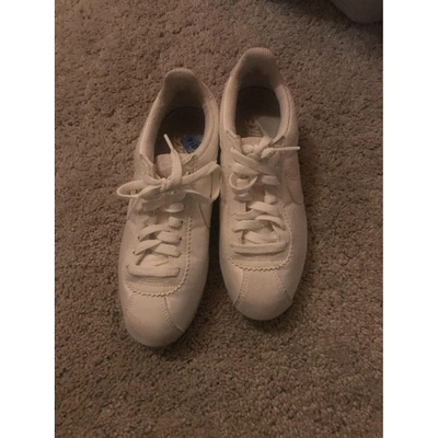 Pre-owned Nike Cortez White Trainers