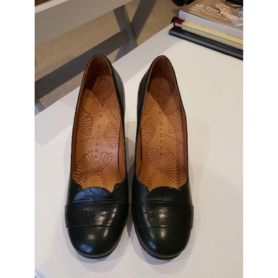 Pre-owned Chie Mihara Green Leather Heels