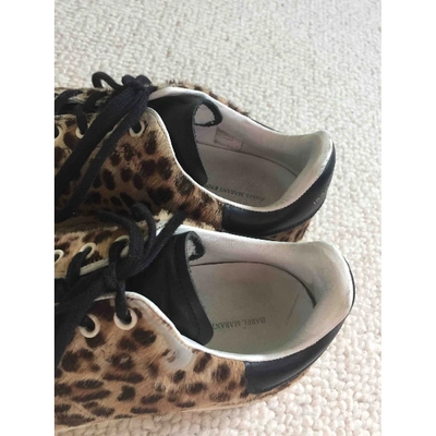 Pre-owned Isabel Marant Bart Pony-style Calfskin Trainers