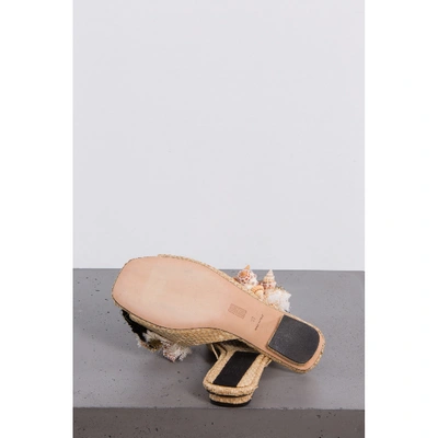 Pre-owned Sanayi313 Cloth Mules In Beige