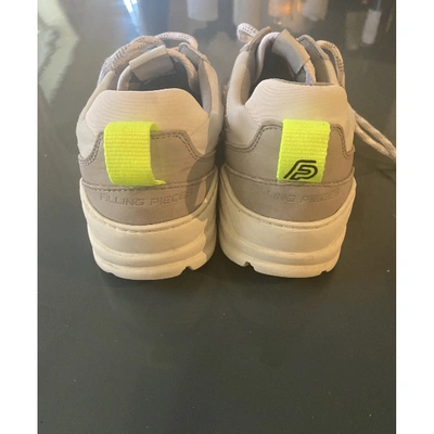 Pre-owned Filling Pieces Beige Leather Trainers