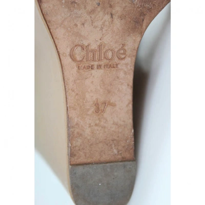 Pre-owned Chloé Beige Leather Sandals